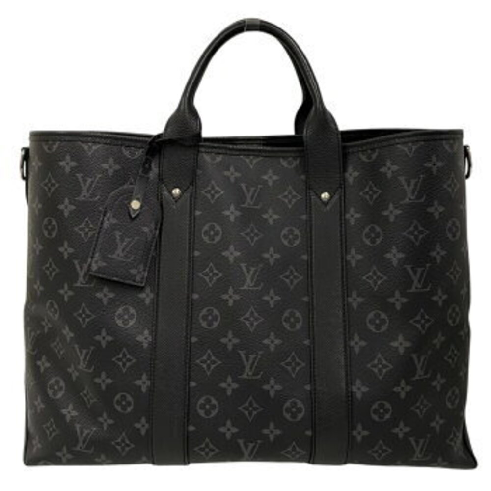 LOUIS VUITTON Weekend Tote NM Bag Monogram Handbag Black